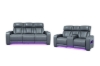 Picture of VOLT Air Leather Dual Motor Power Reclining Sofa Range (Grey) - 3RRC+2RRC Sofa Set