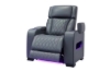 Picture of VOLT Air Leather Dual Motor Power Reclining Sofa Range (Grey) - 3RRC+2RRC+1R Sofa Set
