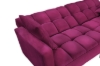 Picture of LUMI Convertible Sofa Bed with Adjustable Split-Back (Deep Berry)