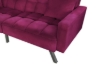 Picture of LUMI Convertible Sofa Bed with Adjustable Split-Back (Deep Berry)