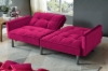Picture of MILA Convertible Sofa Bed with Adjustable Split-Back (Fuchsia)
