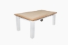 Picture of BRAMPTON 180 7PC Solid Wood Dining Set with Fabric Seat Chairs