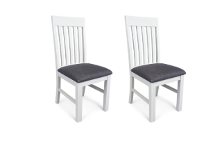 Picture of BRAMPTON Solid Wood Dining Chair with Fabric Seat - 2 Chairs in 1 Carton