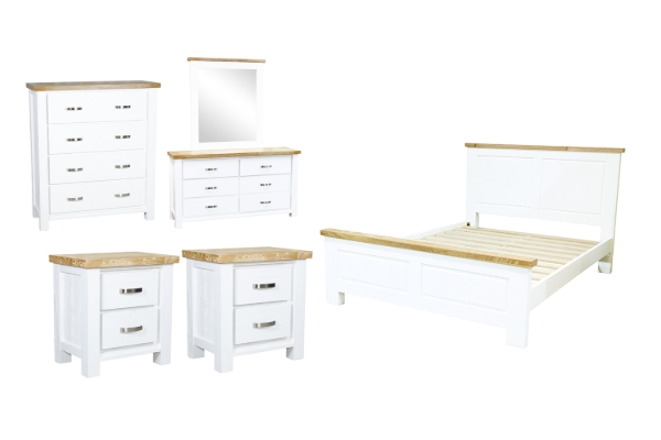 Picture of BRAMPTON 4PC/5PC/6PC Solid Wood Bedroom Combo in Queen/ King Size