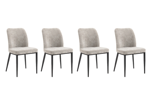 Picture of VELORA Dining Chair (Grey) - 4 Chairs in 1 Carton