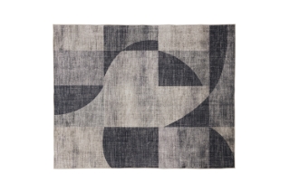 Picture of 398-015 ELEMENT Brilliant Rug (Charcoal Abstract Print) - 230x160cm