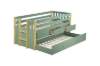Picture of OSCAR Solid Wood Single Cabin Bed Frame with Trundle & Storage