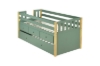 Picture of OSCAR Solid Wood Single Cabin Bed Frame with Trundle & Storage