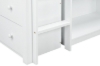 Picture of OLIVER Solid Wood Single Size Loft Bed Frame with Mobile Desk & Storage