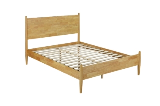 Picture of HARPER Solid Wood Bed Frame - Queen Size