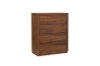 Picture of WALNOVA 4-Drawer Solid Walnut Veneer Tallboy