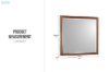 Picture of WALNOVA Bevel Mirror Only (98x93.5cm)