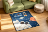 Picture of FABLE 150x100 Cartoon Washable Rug (Space Print)