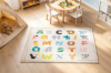 Picture of FABLE 150x100 Cartoon Washable Rug  (Alphabet Print)