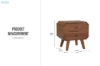 Picture of WALCOTT 2-Drawer Solid Walnut Veneer Bedside Table