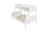 Picture of MASON Solid Wood Single-Double Bunk Bed Frame with Underbed Storage Drawers
