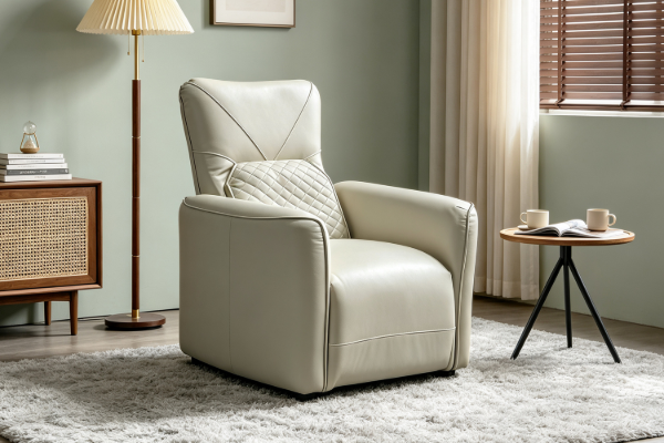 Picture of LAURA Power Recliner Massage Armchair with USB Type-C Ports (Beige)