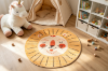 Picture of FABLE D100 Cartoon Washable Rug (Lion Print)