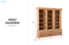 Picture of ELDEN Reclaimed Pine Wood Bookcase/Display Shelf Cabinet
