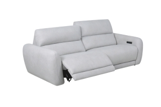 Picture of BENTON Dual Motor Power Recliner Sofa Range - 3 Seat with USB Type-C Ports (3R)