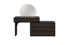 Picture of MARGERY 8-Drawer 100-200 Extension Dressing Table with LED Mirror