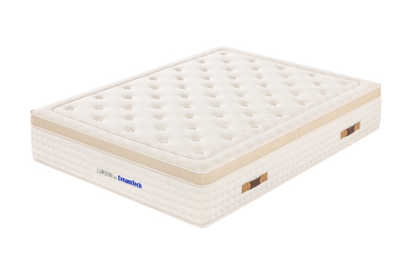 Picture of LUMOON Euro‑Top Pocket Spring & Gel Memory Foam Thick Mattresses with Tencel‑Blend Knit Fabric in Queen/King Size