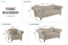 Picture of MARSALA Chesterfield Tufted  Sofa  - 3.5+2.5+1.5 Set