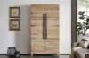 Picture of [FLOOR MODEL CLEARANCE] WALLACE Large Oak Wood Multifunctional Storage Bar Cabinet