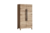 Picture of [FLOOR MODEL CLEARANCE] WALLACE Large Oak Wood Multifunctional Storage Bar Cabinet