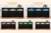 Picture of LUMEO 9-Drawer Dresser/Storage Cabinet with LED Lights (Black)