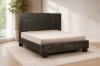 Picture of RIDHELINE Genuine Wood Veneer Bed Frame in Queen/King Size