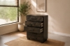 Picture of RIDHELINE Genuine Wood Veneer 5-Drawer Tallboy