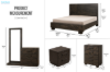Picture of RIDHELINE 4PC/5PC/6PC Genuine Wood Veneer Bedroom Combo Set in Queen/King Size