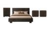 Picture of RIDHELINE 4PC/5PC/6PC Genuine Wood Veneer Bedroom Combo Set in Queen/King Size
