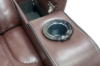 Picture of VOLT Air Leather Dual Motor Power Reclining Sofa Range with Heating and Cooling Cup Holder & Storage & Type-C Port & Wireless Charging & LED Lighting (Brown)