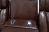 Picture of VOLT Air Leather Dual Motor Power Reclining Sofa Range (Brown) - 3RRC+2RRC Sofa Set