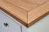 Picture of NOTTINGHAM 5-Drawer Solid Oak Tallboy (White)