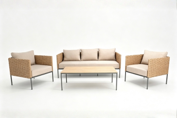 Picture of NOLAN 4PC Outdoor Wicker Lounge Set