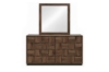 Picture of MERIDIAN 4PC/5PC/6PC Bedroom Combo Set in Queen Size with 3D Panel Design