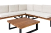 Picture of LASKA Sectional Solid Acacia Wood Outdoor Lounge Sofa Set