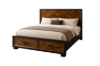 Picture of HERRINGBONE 4PC/5PC/6PC Genuine Wood Veneer Bedroom Combo in Queen/King Size