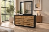 Picture of HERRINGBONE Genuine Wood Veneer Bedroom Combo - 5PC Queen size
