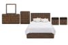 Picture of MERIDIAN 4PC/5PC/6PC Bedroom Combo Set in Queen Size with 3D Panel Design