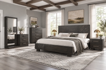 Picture for manufacturer RIDHELINE Genuine Wood Veneer Bedroom Collection