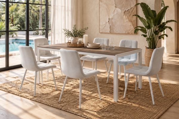 Picture of BOWEN 140 7PC Dining Set