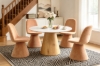 Picture of PHOENIX D110 5PC Ceramic Top Dining Table & 360° Swivel Chairs Set
