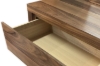 Picture of WALNOVA 3PC/4PC/5PC/6PC Genuine Walnut Veneer Bedroom Combo Set with Side Pier in Queen Size