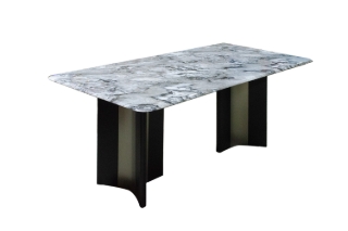 Picture of VAREN Microcrystalline Stone Top Dining Table - 160