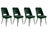 Picture of LIVIA Polyester Fabric Dining Chair (Dark Green)