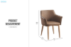 Picture of NORDEN Dining Chair (Smoky Brown) - Each